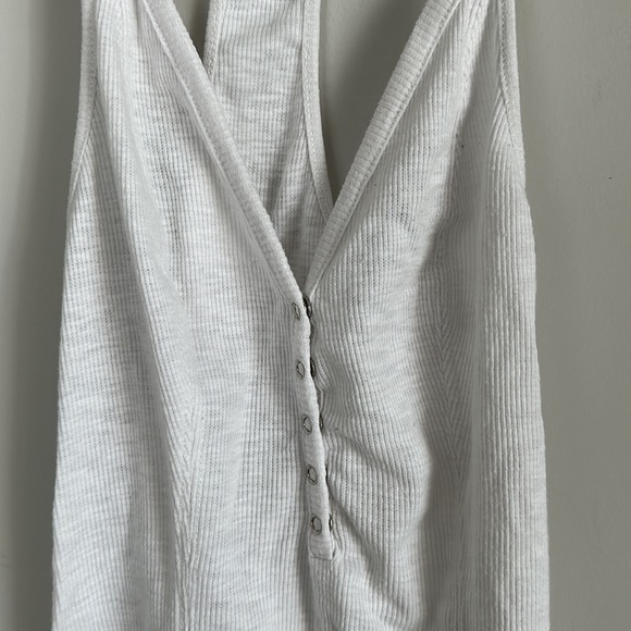 Free People intimately White Racerback tank top XS fitted / cropped - Picture 4 of 7